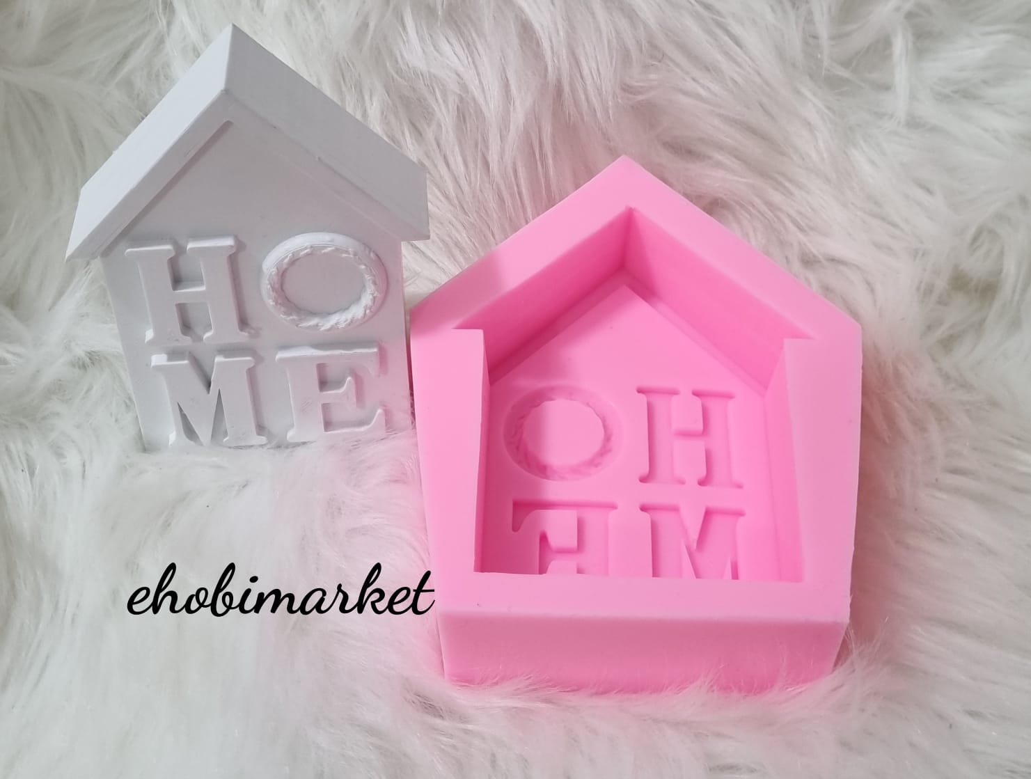 Home yazili ev silikon kalip