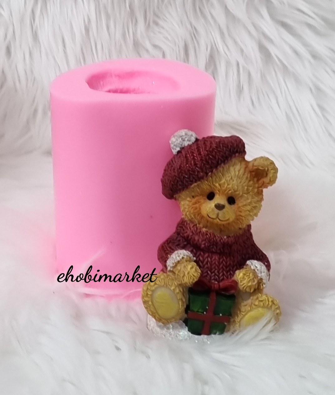 Sevimli ayi silikon kalip