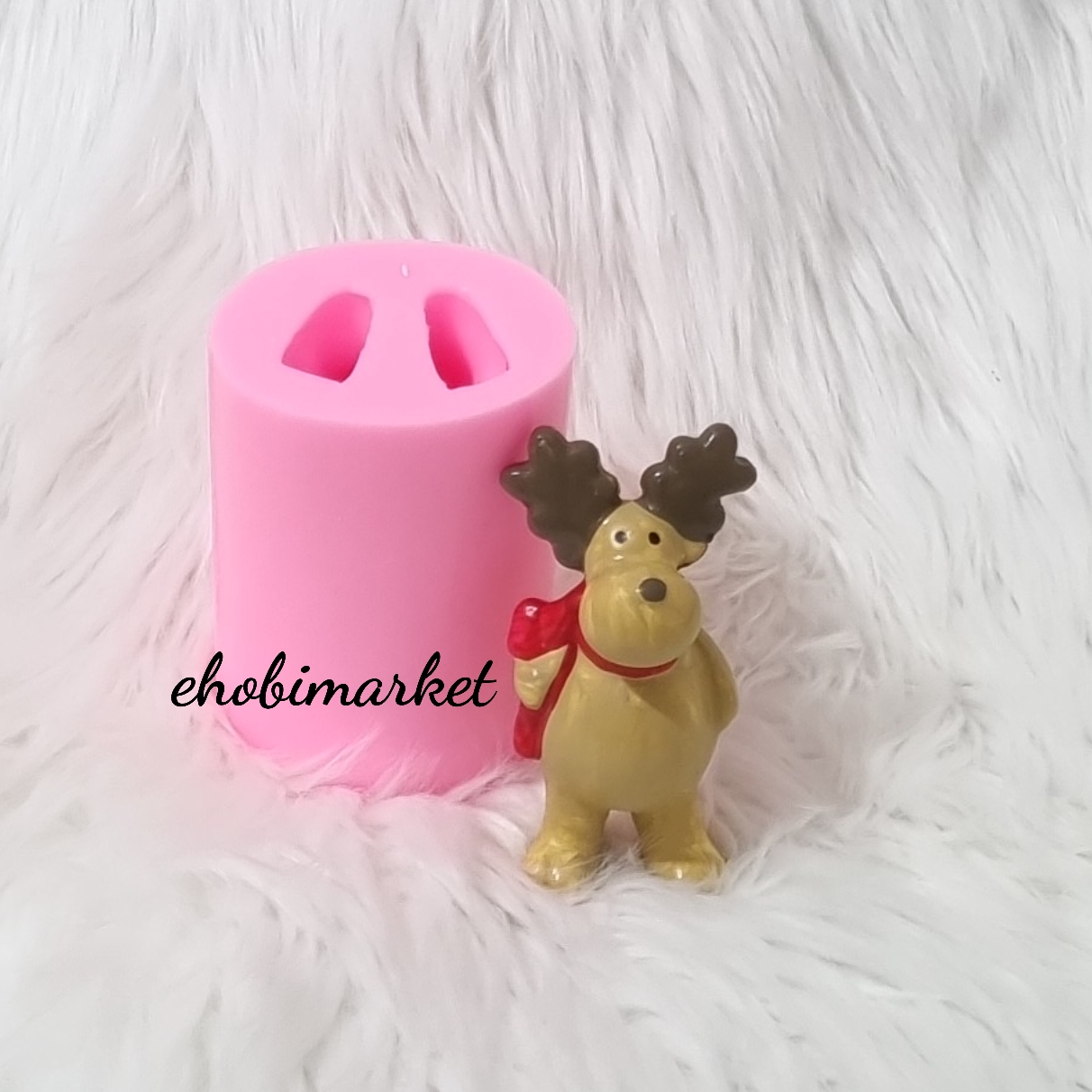 Çantali geyik silikon kalip