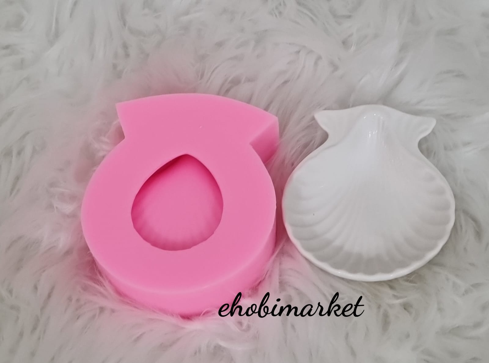 Midye model lokumluk silikon kalip