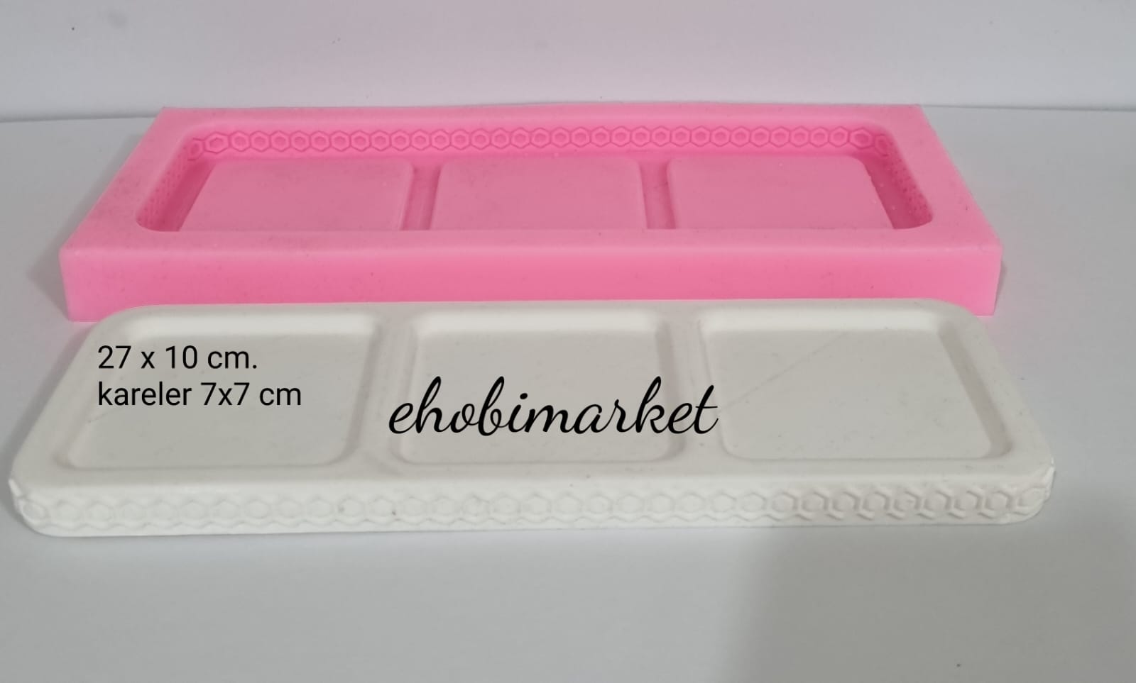 Desenli tabanlık silikon kalıp