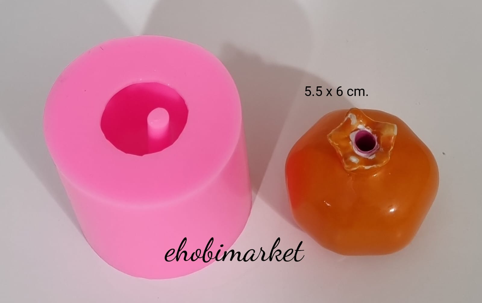 Asmali nar silikon kalıp 2