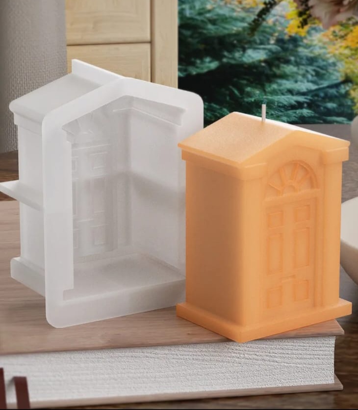 Kale desenli kapi model silikon kalıp 