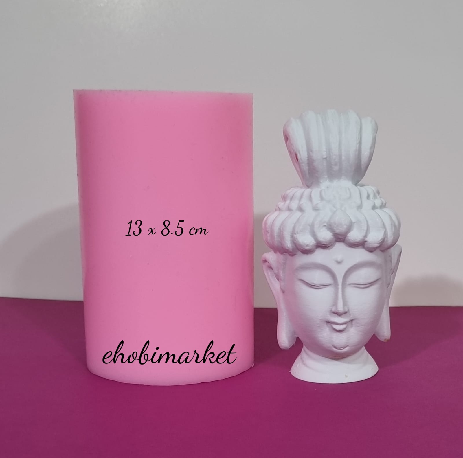 Topuzlu kız minimal buda heykel silikon kalıp