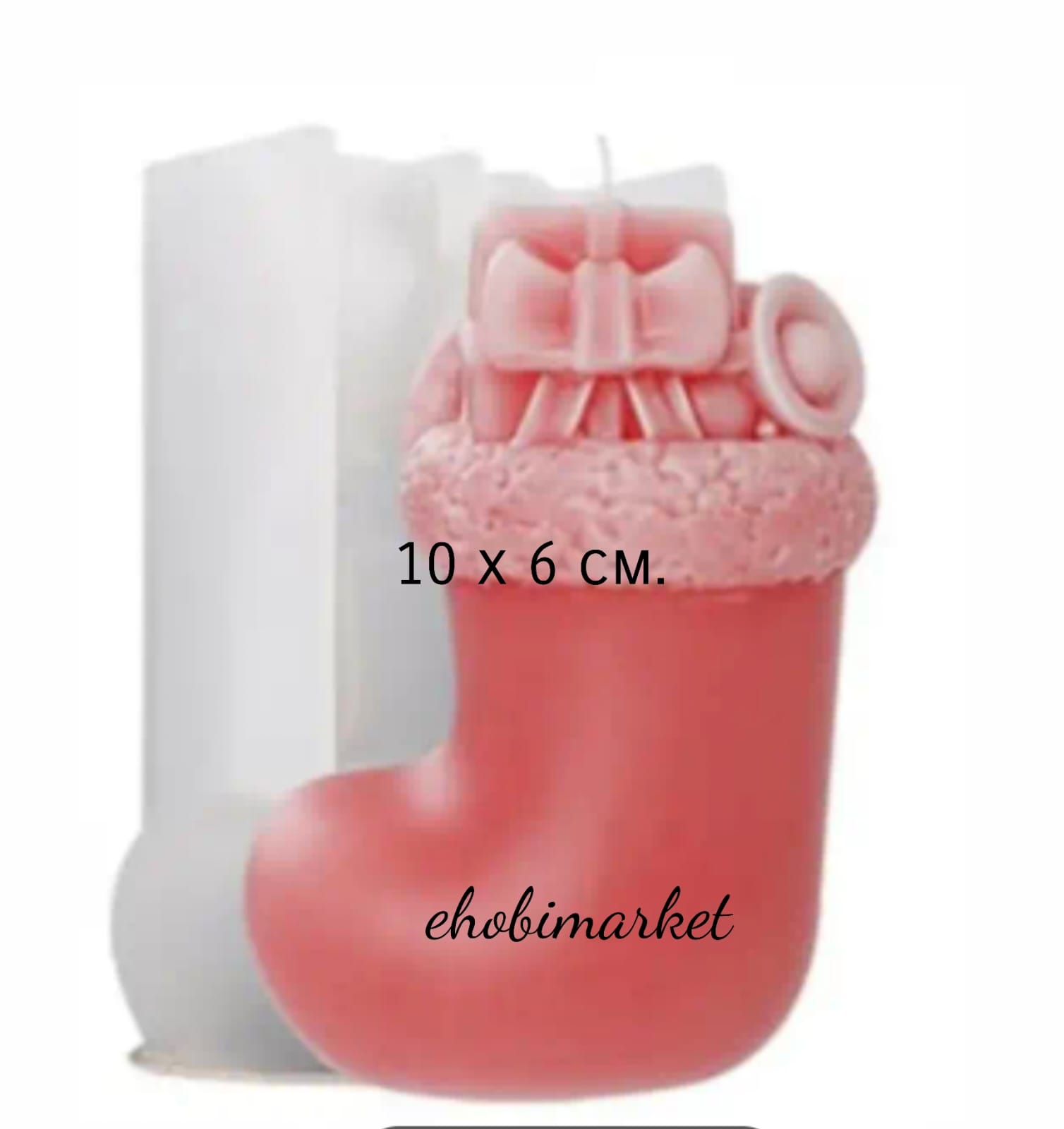 Hediye paketli çizme silikon kalıp