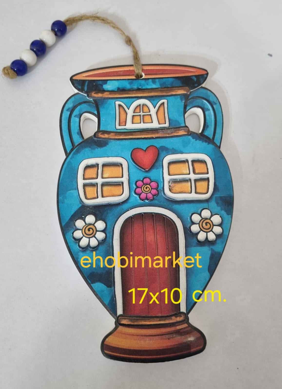 Asmalı küp duvar süsü silikon kalıp