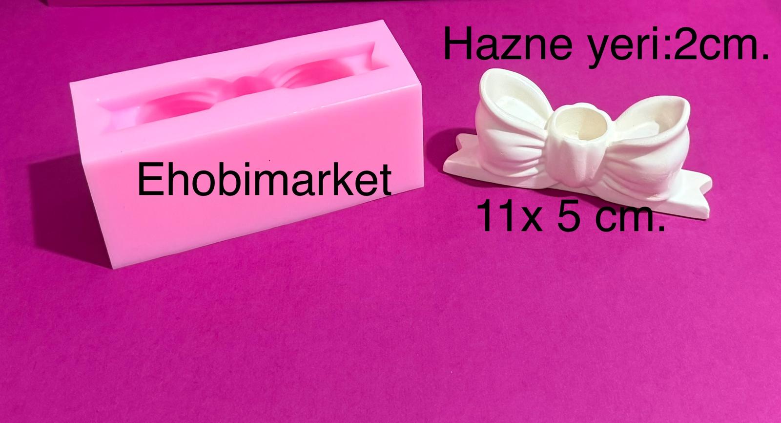 Fiyonk mumluk şamdan silikon kalıp