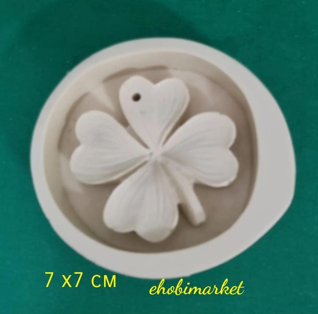 Dört yapraklı yonca silikon kalıp