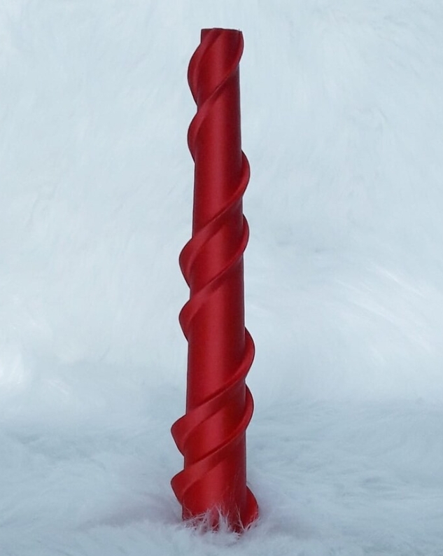 Geniş kıvrım mum silikon kalip