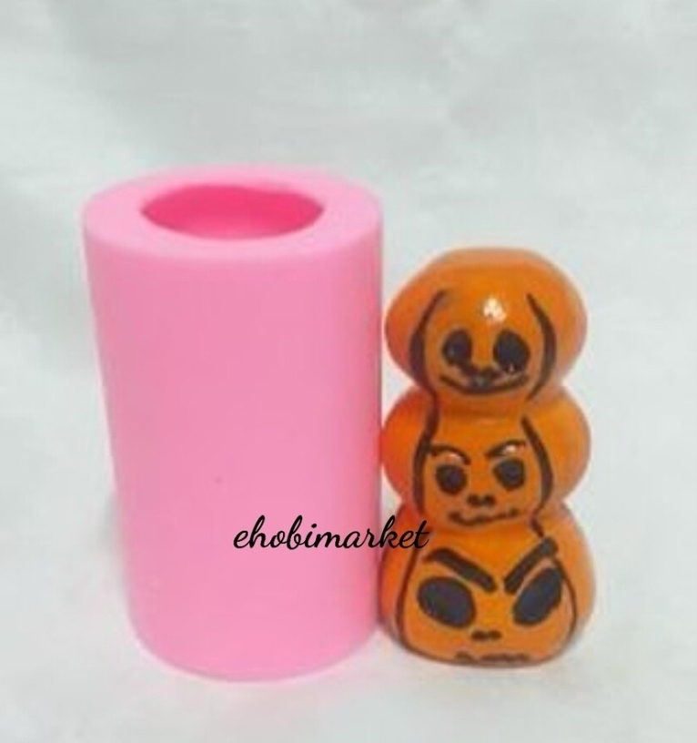 Sıralı kabaklar silikon kalip