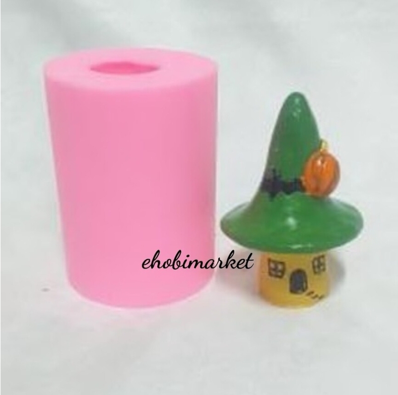 Şapkalı ev silikon kalip