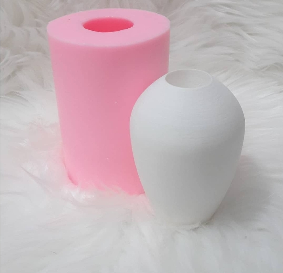 Küp şamdan silikon kalip