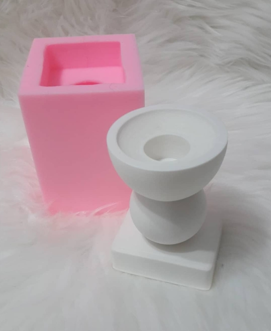 Sutun şamdan silikon kalip