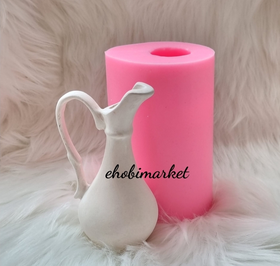 Küçük vazo silikon kalip