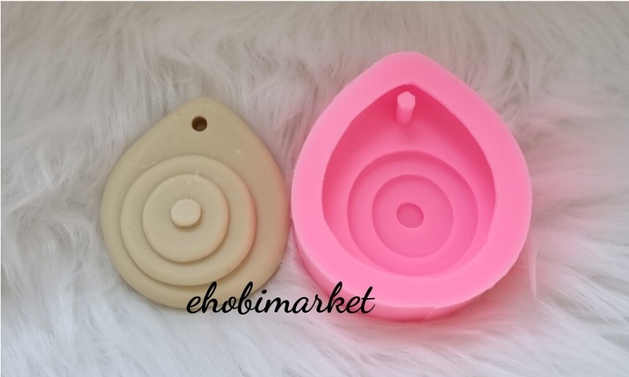 Asmali nazar boncugu silikon kalip