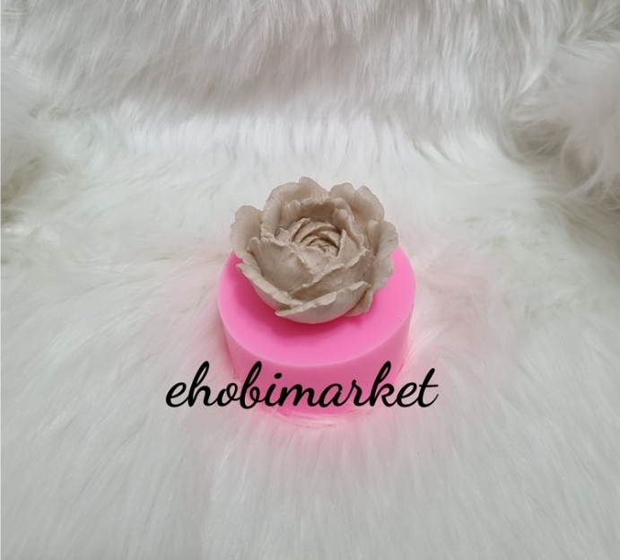 İçi kapali çiçek silikon kalip