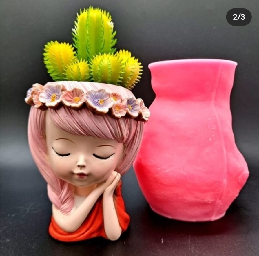 Kiz saksi silikon kalip