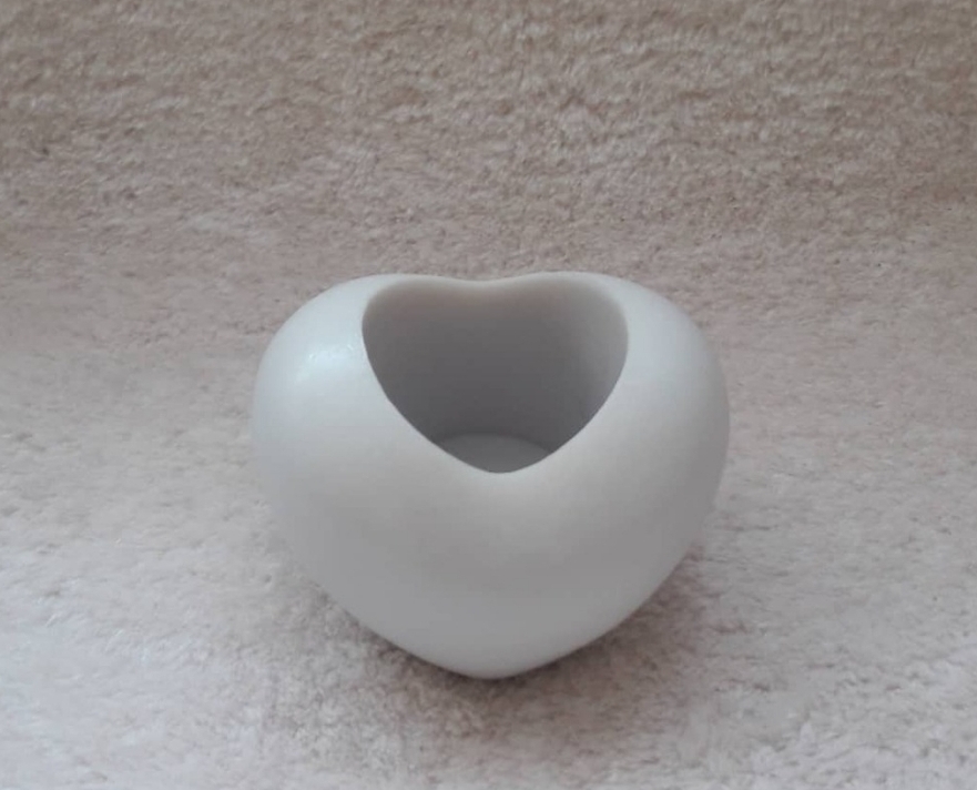 Kalp saksi silikon kalip