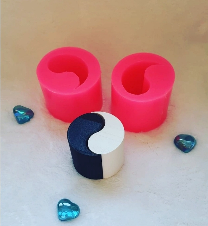 Yingyang silikon kalip