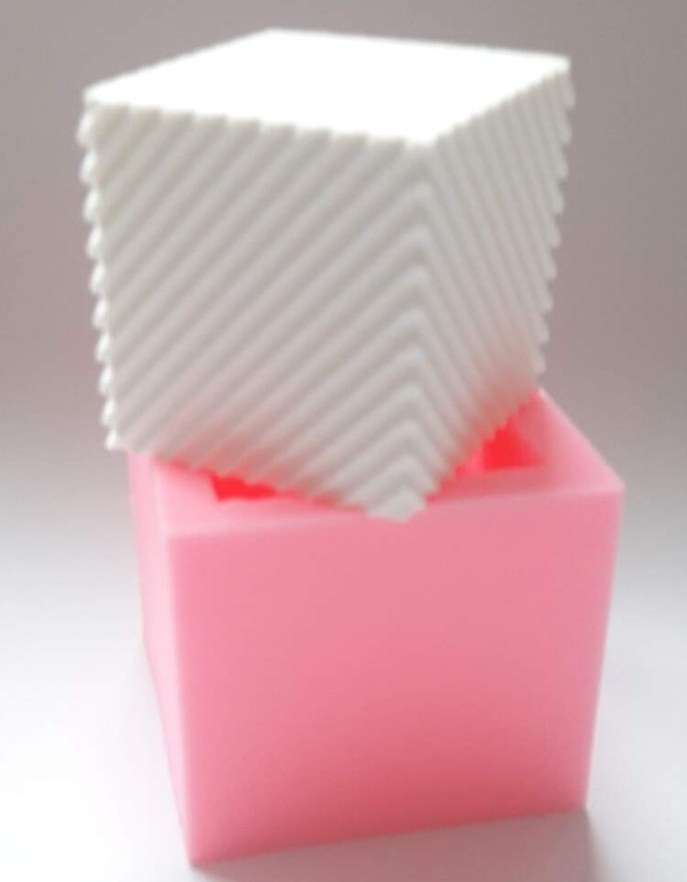 Kare desen silikon kalip