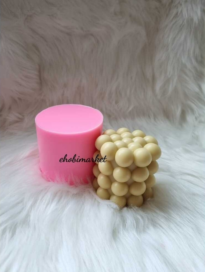 Silindir buble silikon kalip