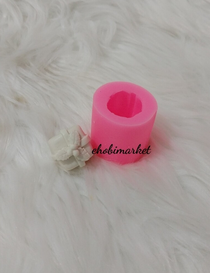 Minik hediye paketi silikon kalip