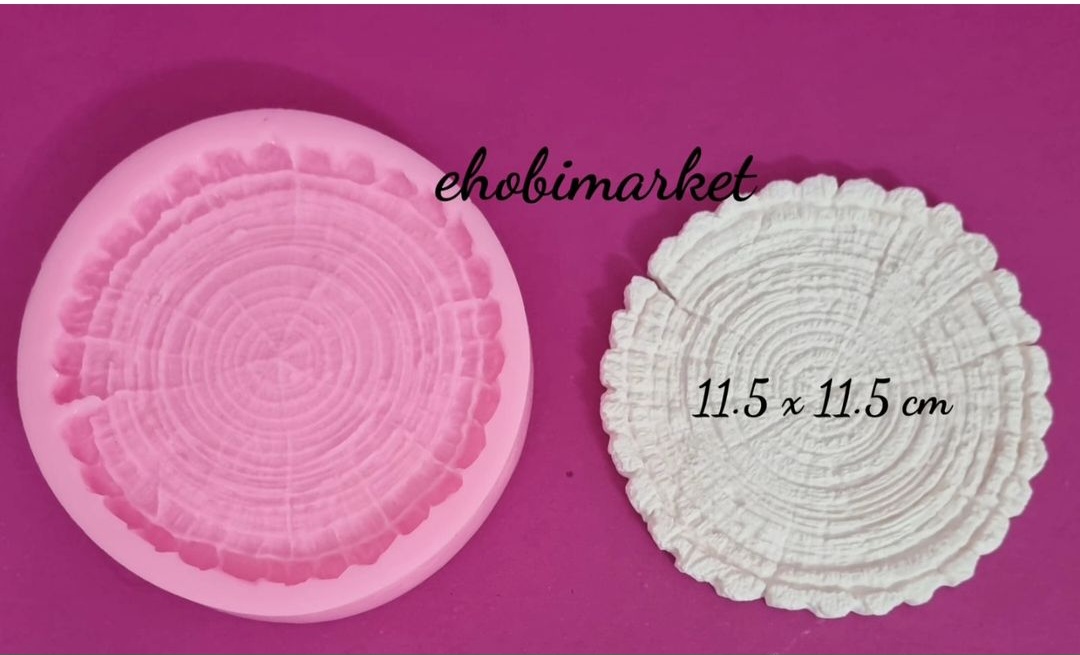 Kütük modelli sunumluk altlık silikon kalıp