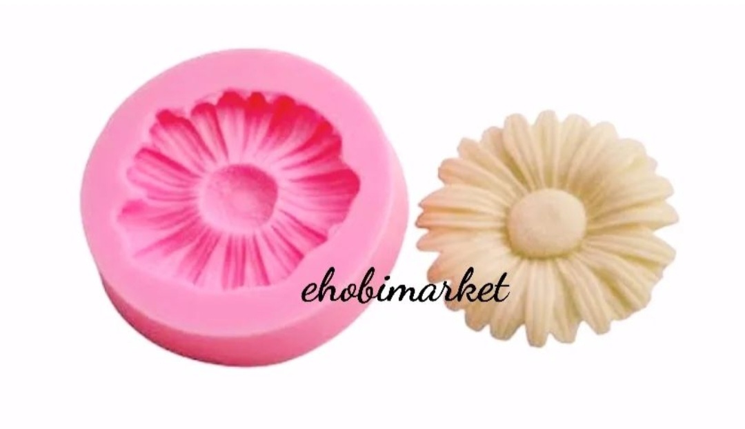 Papatya 8×8 silikon kalıp 