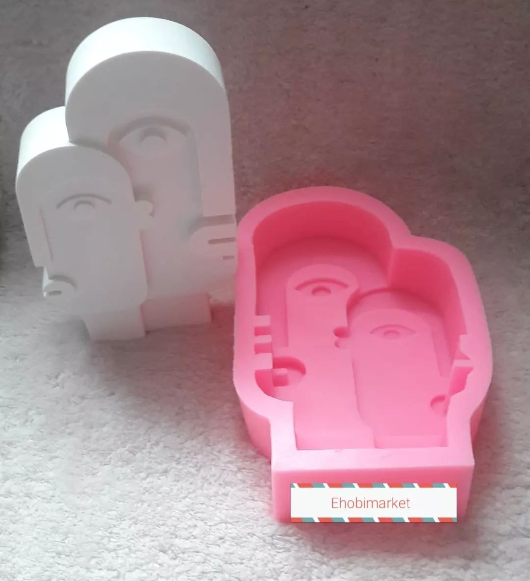 Büyük boy İskandinav cift yüz silikon kalıp 